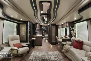 2016 Elegant Lady #5389 motorcoach interior view of main cabin