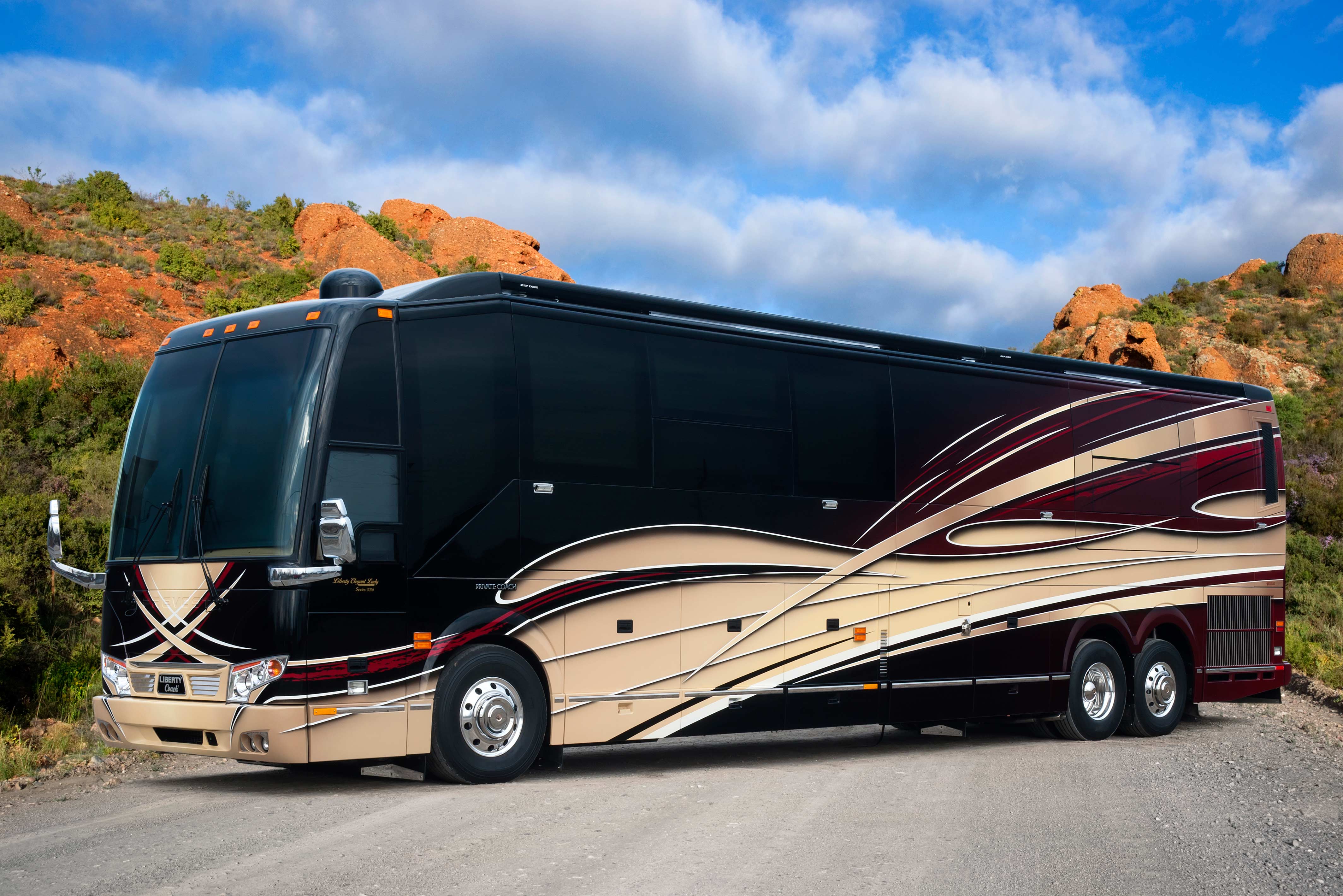 LibertyCoach791ExteriorOverview Custom Luxury Motorcoach