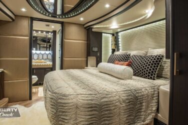 2018 Liberty Coach #897-A motorcoach interior view of bedroom
