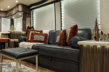 2018 Liberty Coach #897-A motorcoach interior view of sofa