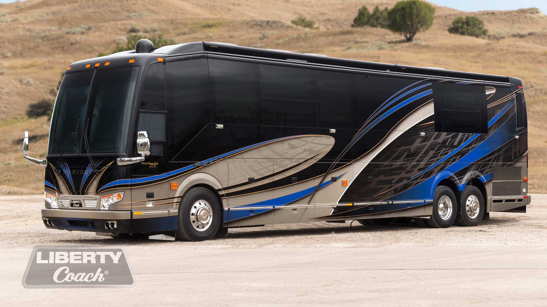 Liberty-Coach-5420-Exterior-Gallery - Custom Luxury Motorcoach