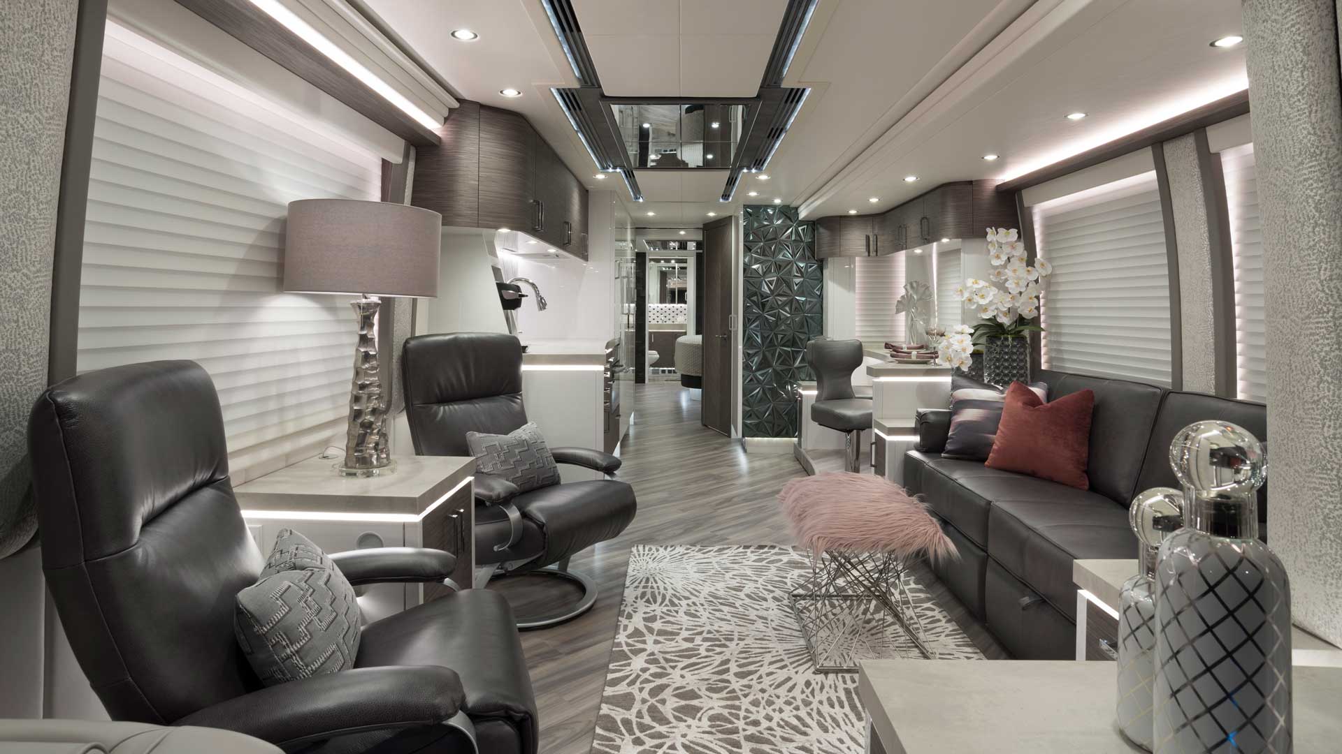 2020 Liberty Coach #855 Main Cabin Area - Custom Luxury Motorcoach