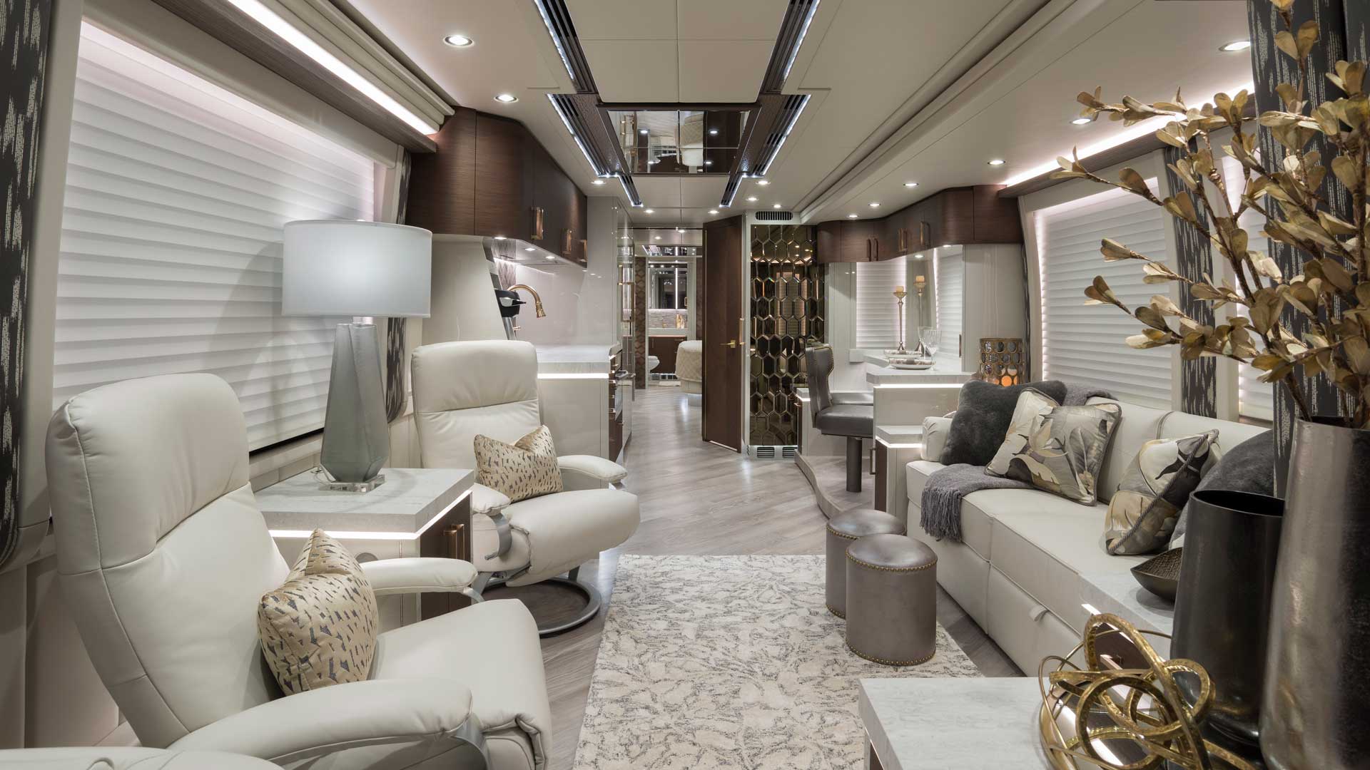 2020 Liberty Coach #856 Main Cabin Area - Custom Luxury Motorcoach