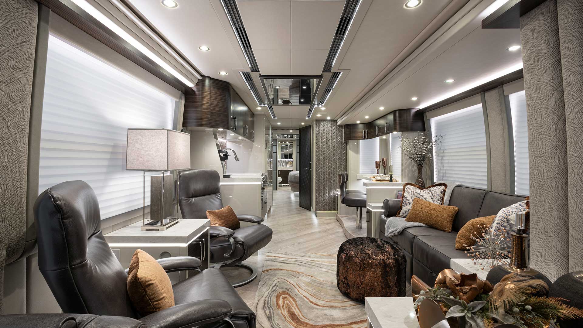 2021 Liberty Coach #865 Main Cabin Area - Custom Luxury Motorcoach