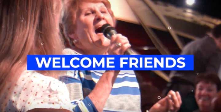 Welcome Friends - Jeanne Konigseder Welcoming Guests to Rally
