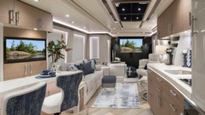 2021 Elegant Lady #866 motorcoach interior front look view