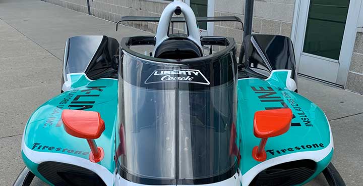 AJ Foyt Indy 500 Racing Car with Liberty Coach Logo