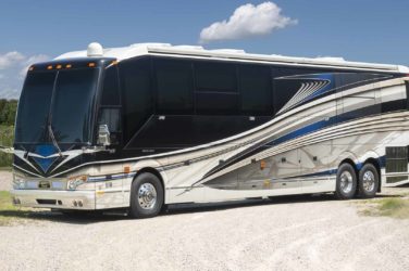 2021 Elegant Lady #870 exterior driver side view of motorcoach