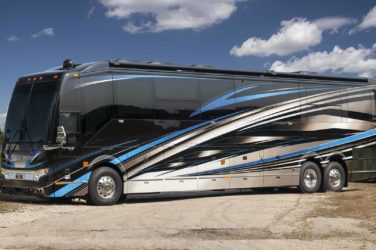 2021 Elegant Lady #872 exterior driver side front view of motorcoach