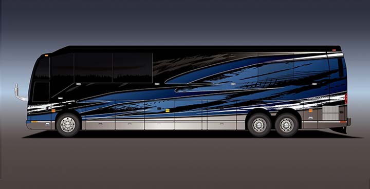 2021 Elegant Lady #876 - Dean Loucks Painted Motorcoach