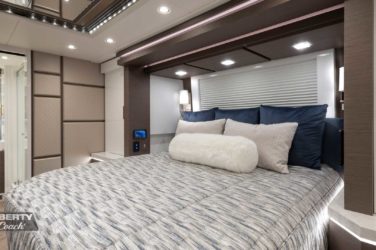 2022 Elegant Lady #884 motorcoach interior view of bedroom