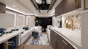 2022 Elegant Lady #884 motorcoach interior front look view