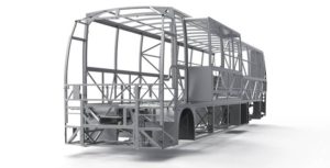 Prevost Motorcoach Bus Platform Frame