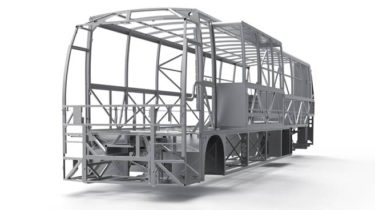 Prevost Motorcoach Bus Platform Frame