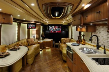 2013 Elegant Lady #5362 motorcoach interior front look view