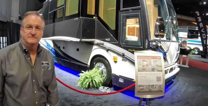 Frank Konigseder by Motorcoach at Tampa Super Show