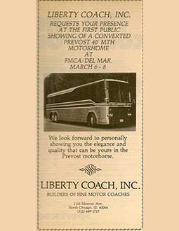 First Liberty Coach built on Prevost Car chassis