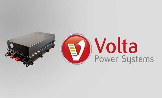 Volta Lithium Battery and Volta Logo