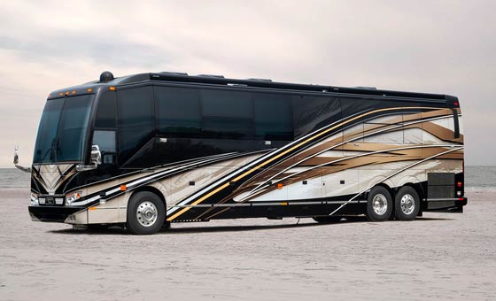 Exterior of Liberty Coach Motorcoach Painted by Dean Loucks