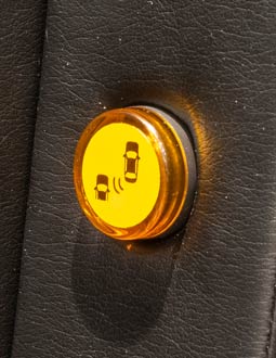 Light up Blindspot Detection indicator