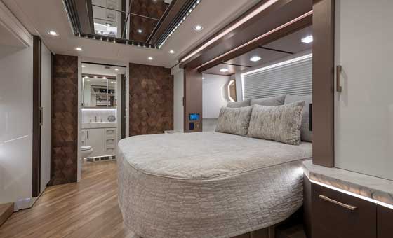 Interior of new Super Suite Bedroom