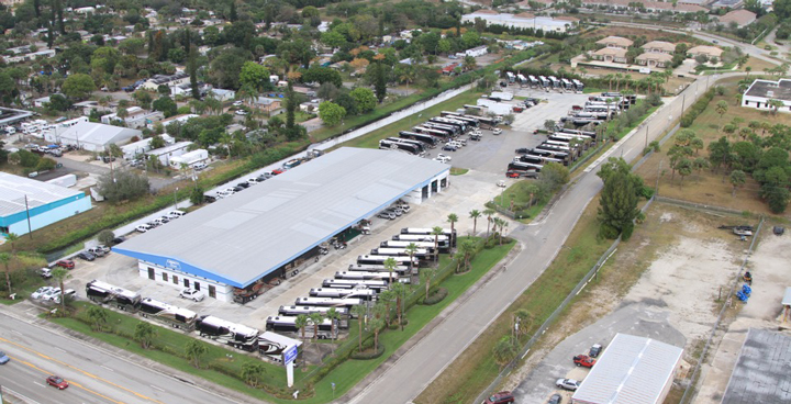 Liberty Coach Stuart Exterior Overhead Showroom