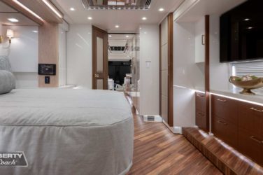 2023 Elegant Lady #893 motorcoach interior front look view in bedroom