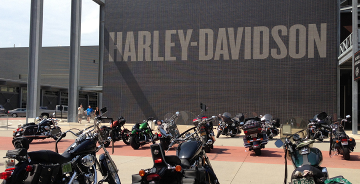 HArley Davidson Museum in Milwaukee WI
